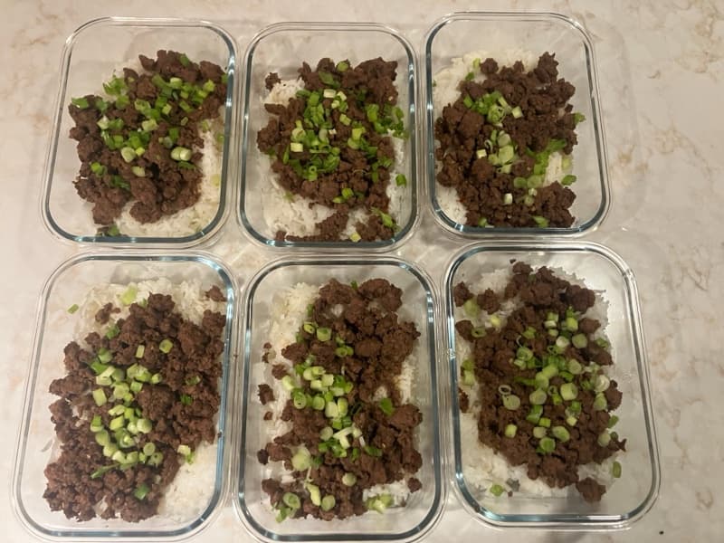 Sweet & Spicy Sesame Beef & Rice