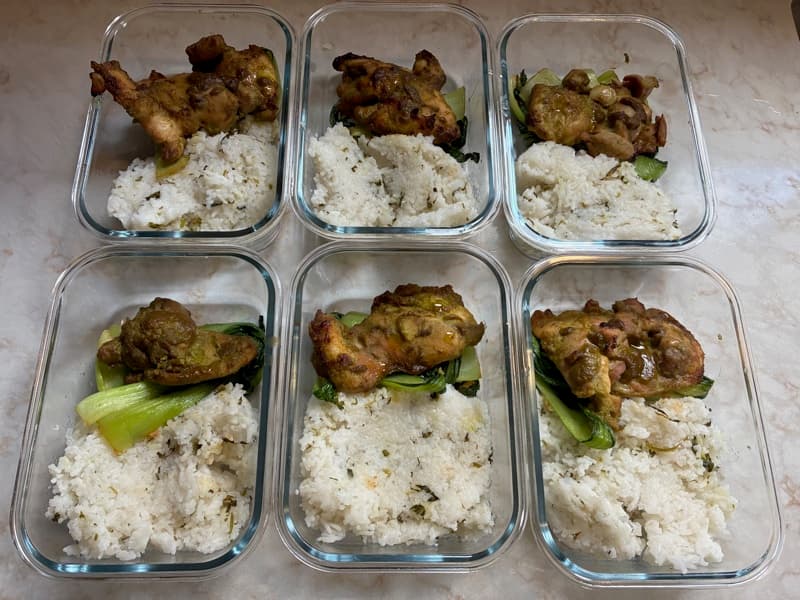 Thai Green Curry Chicken & Bok Choy